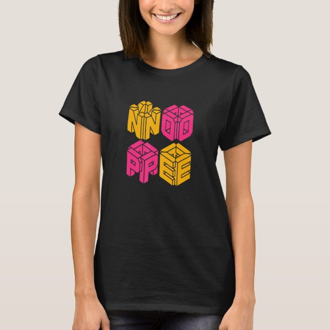 T-shirt Ne soyez pas une personne du Oui, dites simplement (Devant)