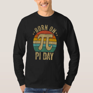 T-shirt Né Sur Pi Day équations mathématiques Geek de couc