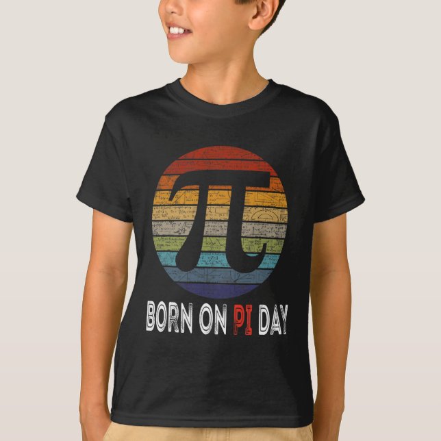 T-shirt Né Sur Pi Day Shirt1 (Devant)