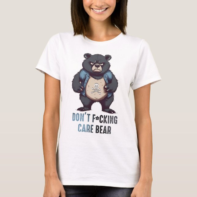T-shirt Ne t'embête pas à l'ours (Devant)