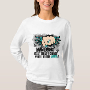 T-shirt Ne tient pas un cancer du col de l'utérus
