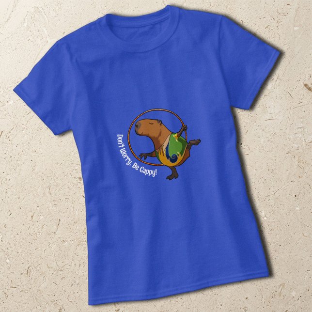 T-shirt Ne t'inquiète pas, sois Cappy Capybara Gymnaste Ce (Créateur téléchargé)