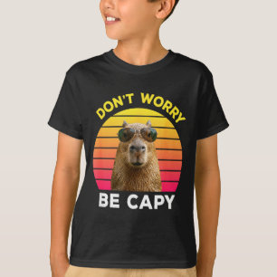 T-shirt Ne t'inquiète pas sois capy capybara drôle