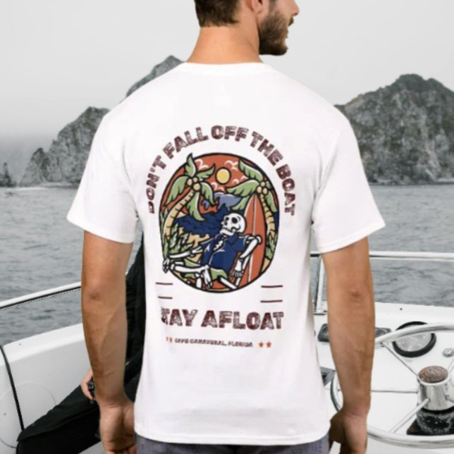 T-shirt Ne Tombe Pas Du Bateau par Salty AF (Créateur téléchargé)