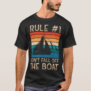 T-shirt Ne tombez pas de la voile de bateau 3
