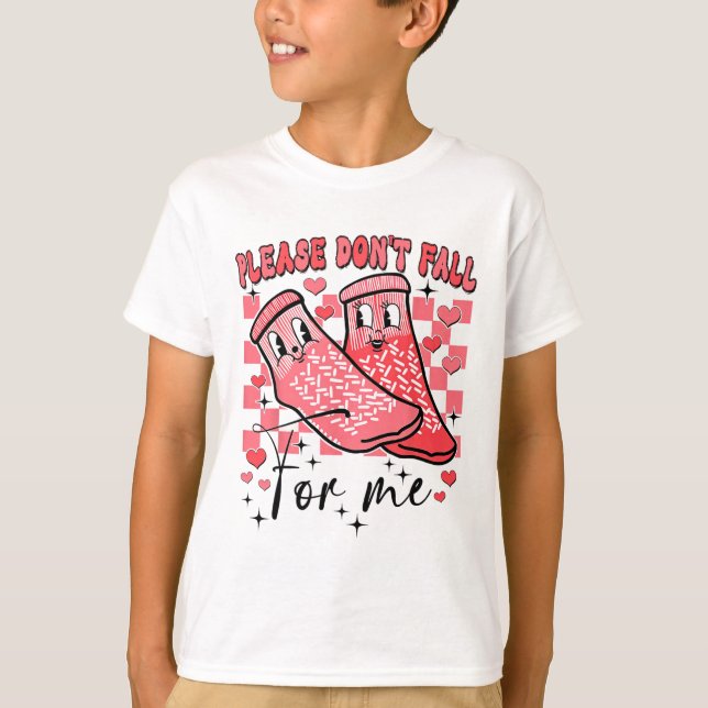 T-shirt Ne tombez pas pour moi, s'il vous plaît (Devant)