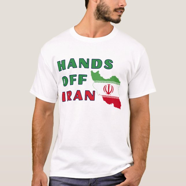 T-shirt Ne touchez pas à l'Iran (Devant)