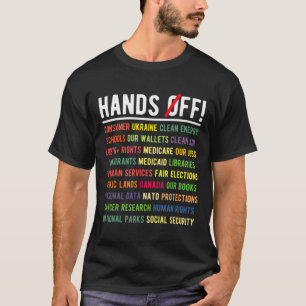 T-shirt Ne touchez pas à Medicaid Medicare Sécurité social