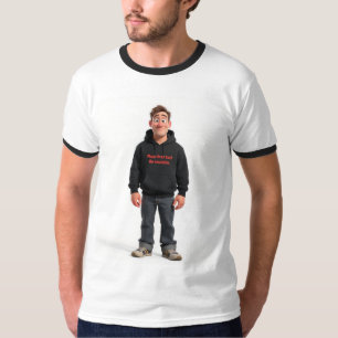 T-shirt Ne touchez pas au tee-shirt meme existentiel de si