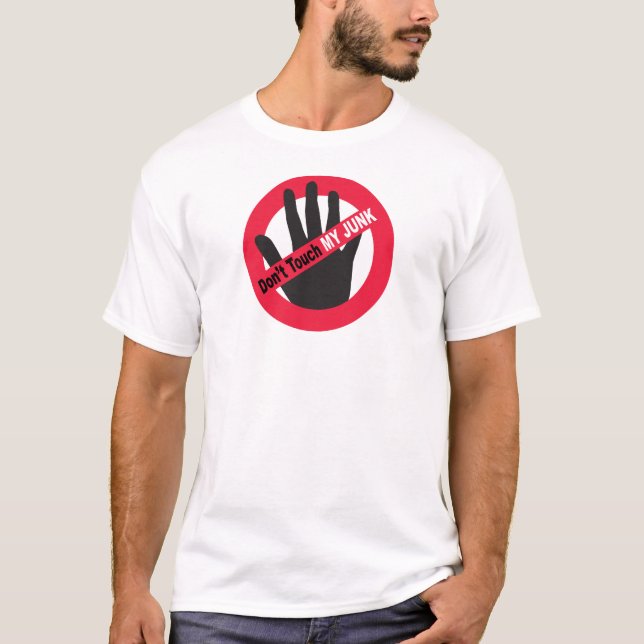 T-shirt Ne touchez pas mon ordure (Devant)