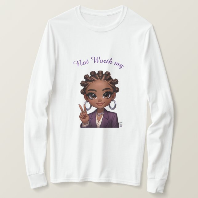 T-shirt Ne vaut pas ma paix (Design devant)