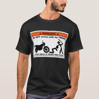 T-shirt Ne vissez pas avec mes couleurs TW200 foncées