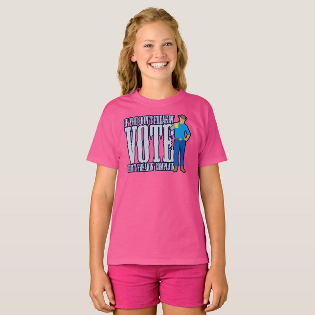 T-shirt Ne votez pas Ne vous plaignez pas (Devant entier)