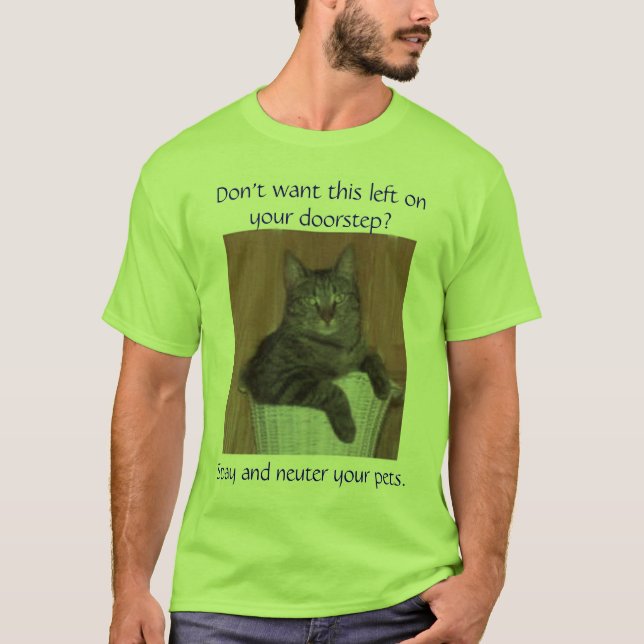 T-shirt Ne voulez pas cette gauche sur le votre… (Devant)