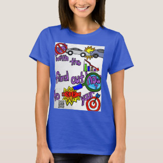 T-shirt Ne vous écrasez pas avec le marché, ATTEIGNEZ votr