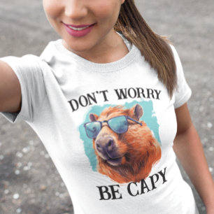 T-shirt Ne vous inquiétez pas Capy Happy Capybara
