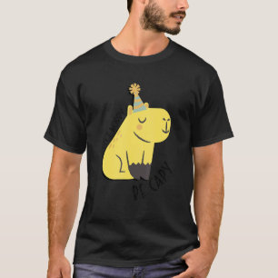 T-shirt Ne vous inquiétez pas être capable Happy Capybara 