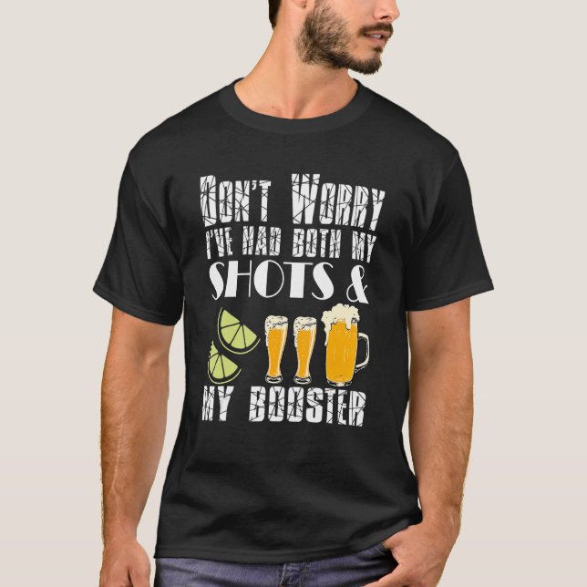 T-shirt Ne vous inquiétez pas, j'ai eu mes deux coups de p (Devant)