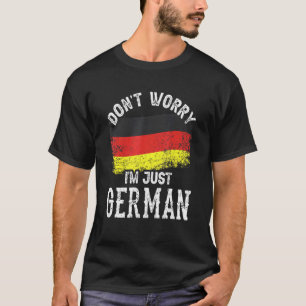 T-shirt Ne vous inquiétez pas Je ne suis qu'Allemand Voice