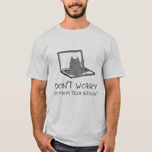 T-shirt Ne vous inquiétez pas Je suis du support technique