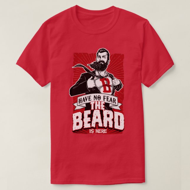 T-shirt Ne vous inquiétez pas la barbe est là Bartmann (Design devant)