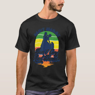 T-shirt Ne vous inquiétez pas Ne pleure pas et Danse Retro