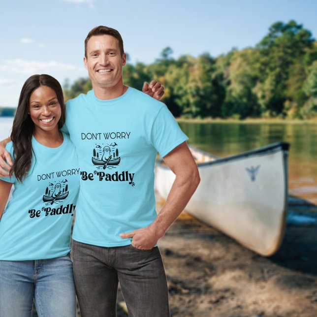 T-shirt Ne vous inquiétez pas Paddling Canoë-kayak Rétro (Créateur téléchargé)