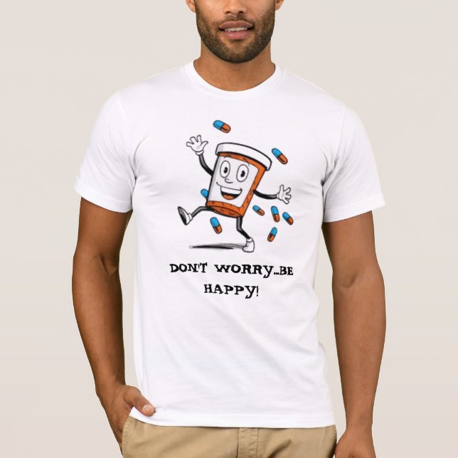T-SHIRT NE VOUS INQUIÉTEZ PAS… SOIT HEUREUX ! (Devant)