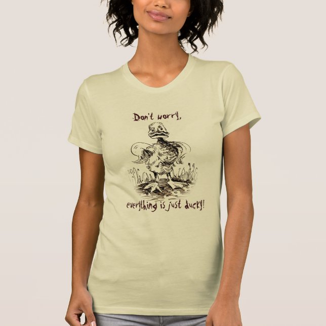 T-shirt Ne vous inquiétez pas, tout est simplement mignon (Devant)