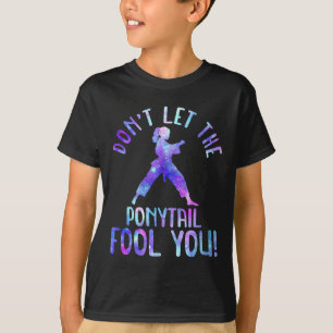 T-shirt Ne vous laissez pas tromper par la queue de cheval