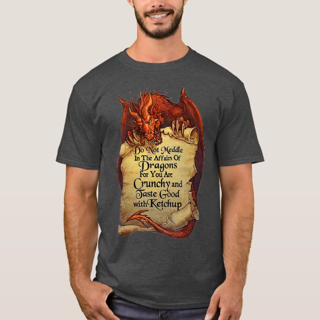 T-shirt Ne Vous Mangez Pas Dans Les Affaires Des Dragons P (Devant)