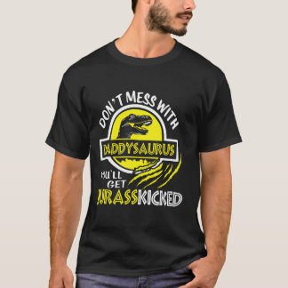 T-shirt Ne vous mêlez pas de Daddysaurus Jurasskick