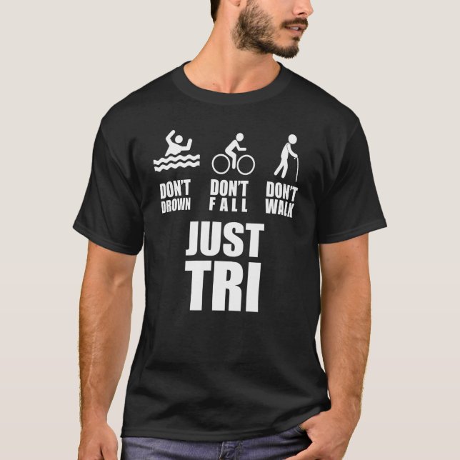 T-shirt Ne vous noirez pas Ne tombez pas Ne marchez pas ju (Devant)