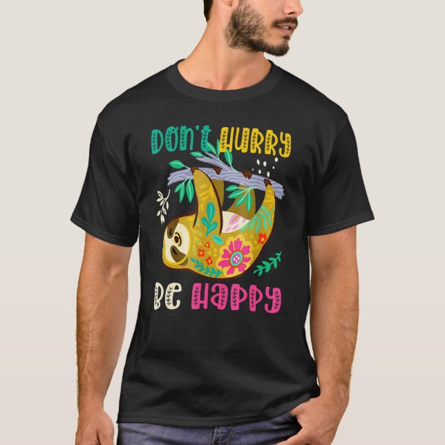 T-shirt Ne vous précipitez pas Équipe de randonnée et de c (Devant)