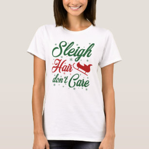 T-shirt Ne vous souciez pas des cheveux cousus