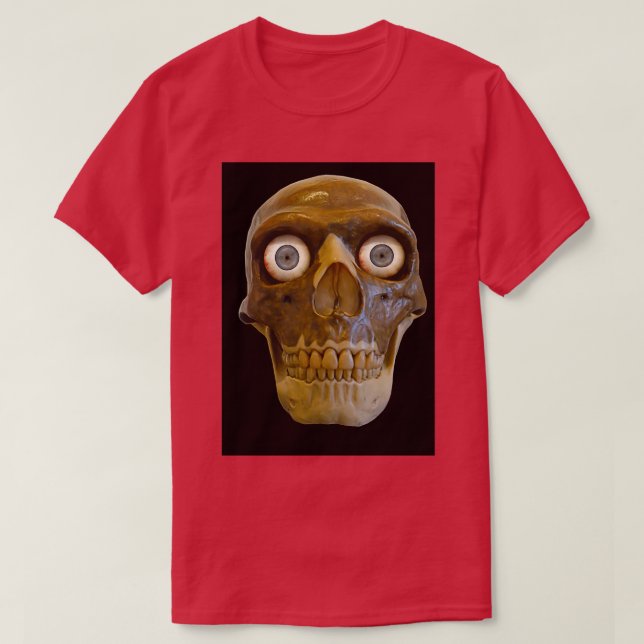 T-shirt Neandertal avec les yeux bleus (Design devant)