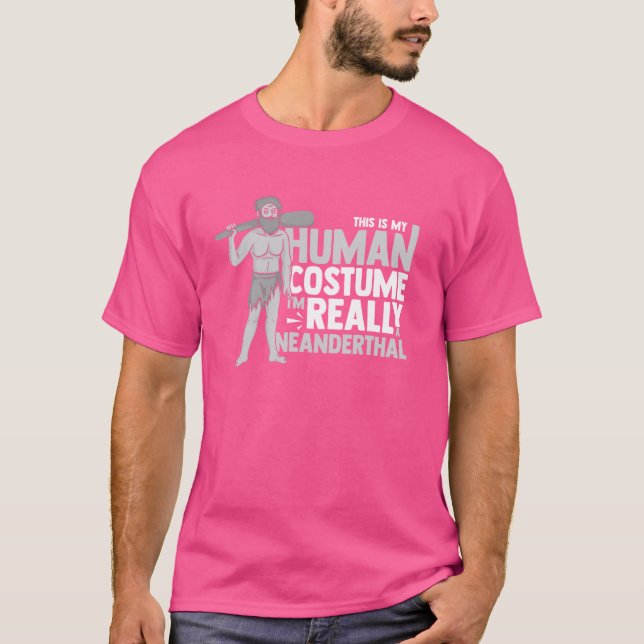 T-shirt Neandertal Man DNA Eurasian Primate Documentaire (Devant)