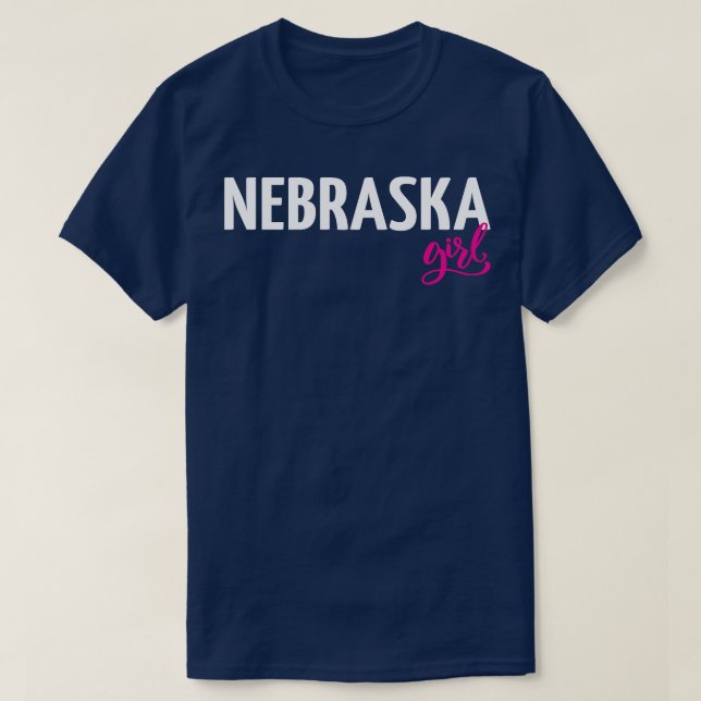 T-shirt Nebraska Girl 2 (Design devant)