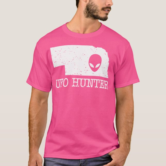 T-shirt Nebraska Ufo Hunter (Devant)