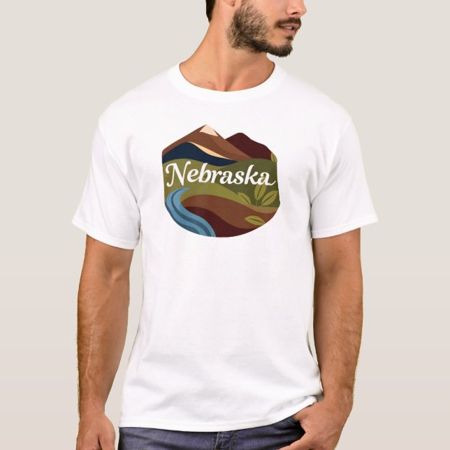 T-shirt Nebraska V02 (Devant)