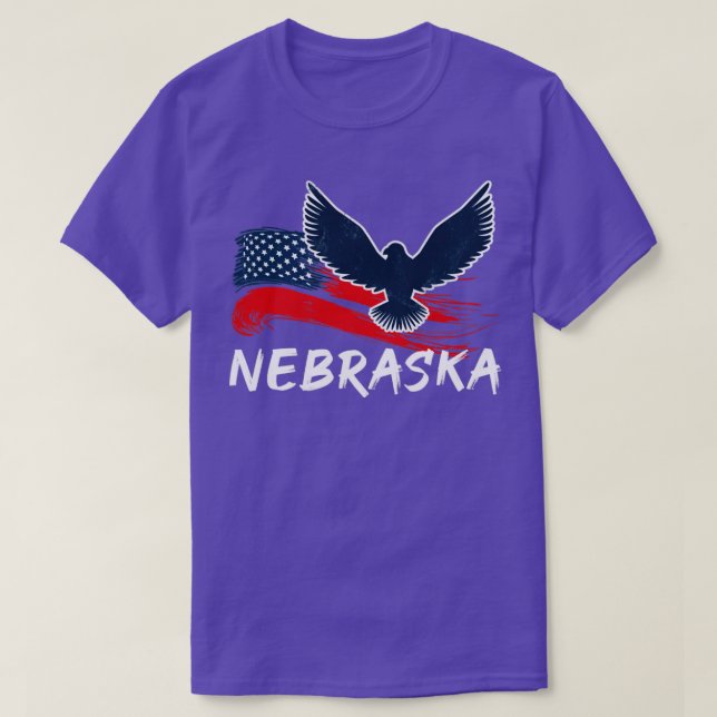 T-shirt Nebraska Vintage rétro4 (Design devant)