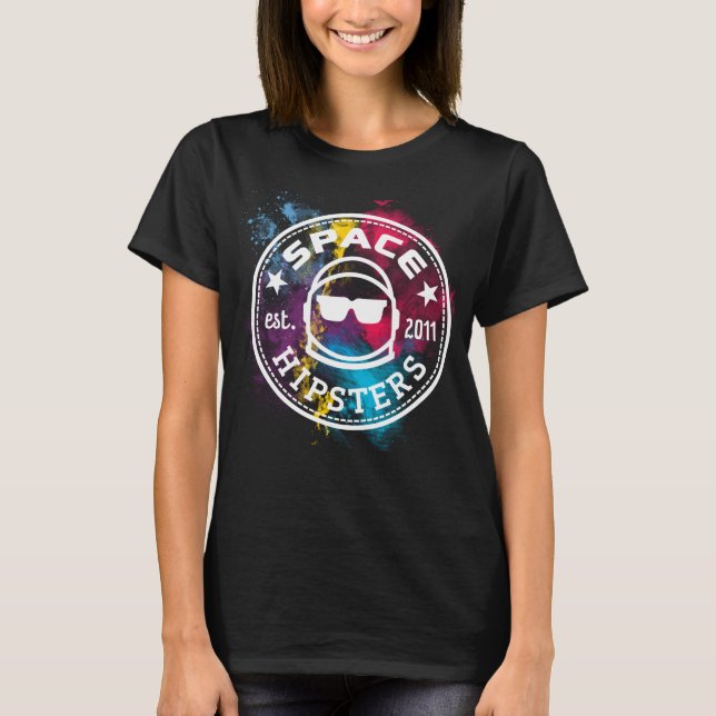 T-shirt Nebula pour femmes Hipsters de l'espace (Devant)