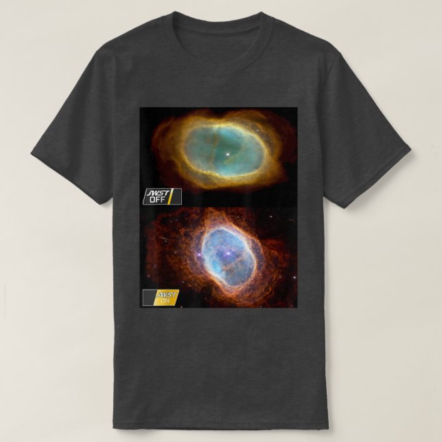 T-shirt Nebula Ring Sud NASA James Webb Space Telesco (Design devant)