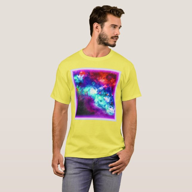 T-shirt Nebula Stars Design Art numérique. Commandez dès m (Devant entier)