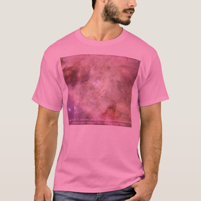 T-shirt Nébuleuse de Hubble - d'Orion - étoiles de (Devant)