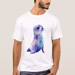 T-shirt Nébuleuse de la galaxie cosmique Scellé pailleté A