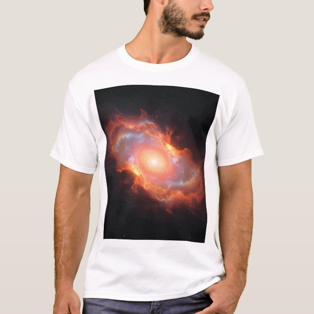 T-shirt nébuleuse galaxie (Devant)