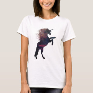 T-shirt Nébuleuse magique de l'espace de licorne