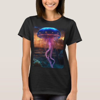 T-shirt Nebulous Nightjelly : Beauté bioluminescente