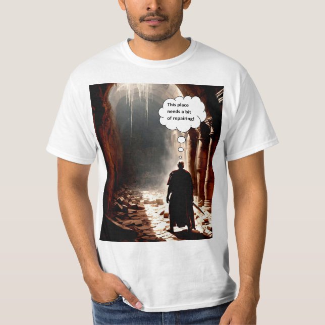T-shirt Nécessitant une réparation (Devant)